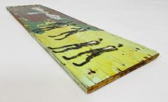 Scott Griffin Angel Folk Outsider Painting on Found Wood Canada 2008 - 4715566