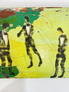 Scott Griffin Angel Folk Outsider Painting on Found Wood Canada 2008 - 4715571