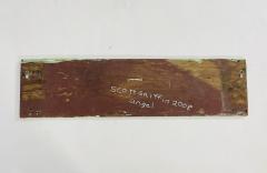 Scott Griffin Angel Folk Outsider Painting on Found Wood Canada 2008 - 4715573