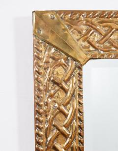 Scottish Arts and Crafts Brass Mirror - 3127253