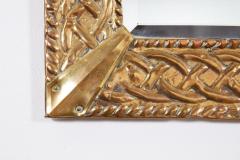 Scottish Arts and Crafts Brass Mirror - 3127256