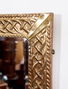 Scottish Arts and Crafts Brass Mirror - 3127260