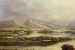 Scottish Landscape Oil on Canvas Painting - 3915853