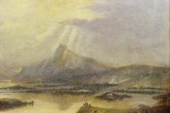 Scottish Landscape Oil on Canvas Painting - 3915854