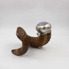 Scottish Ram s Horn Snuff Mull Scotland Circa 1890 - 3979739