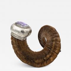 Scottish Ram s Horn Snuff Mull Scotland Circa 1890 - 3980728