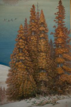 Scroll Snowy Mountain Landscape - 4150656