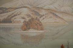 Scroll Snowy Mountain Landscape - 4150674