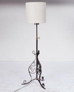 Scrolled Iron Floor Lamp - 4544771