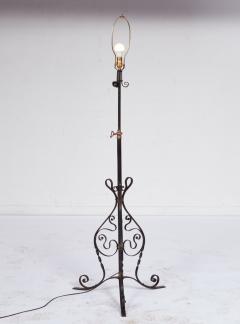 Scrolled Iron Floor Lamp - 4544779