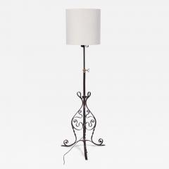 Scrolled Iron Floor Lamp - 4545060