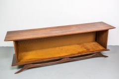 Sculpted Studio Cabinet or Credenza in Walnut - 935666