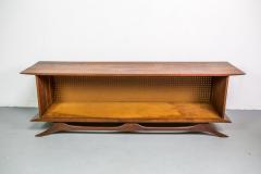 Sculpted Studio Cabinet or Credenza in Walnut - 935667