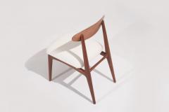 Sculpted Walnut Desk Chair by C Stan Morris C 1967 - 3397451