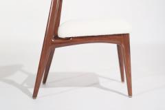 Sculpted Walnut Desk Chair by C Stan Morris C 1967 - 3397453