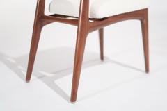 Sculpted Walnut Desk Chair by C Stan Morris C 1967 - 3397454