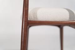 Sculpted Walnut Desk Chair by C Stan Morris C 1967 - 3397456
