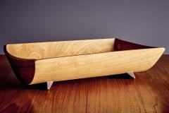 Sculpted Wooden Bowl by Glenwood - 4390628