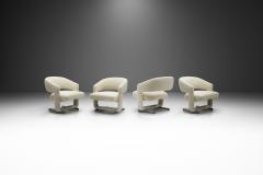 Sculptural Accent Chairs with Metal Legs Europe ca 1960s - 3128920