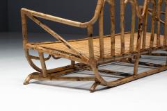 Sculptural Bamboo Bench Italy 1960s - 4261194