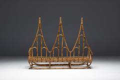 Sculptural Bamboo Bench Italy 1960s - 4261196