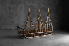 Sculptural Bamboo Bench Italy 1960s - 4261197
