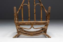 Sculptural Bamboo Lounge Chairs Italy 1960s - 4261208