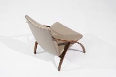 Sculptural Bent Teak Lounge Chair Sweden C 1950s - 3474320