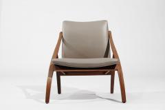 Sculptural Bent Teak Lounge Chair Sweden C 1950s - 3474323