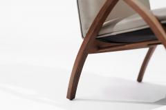 Sculptural Bent Teak Lounge Chair Sweden C 1950s - 3474326