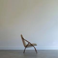 Sculptural Bent Teak Lounge Chair Sweden C 1950s - 4116553