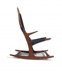 Sculptural California Studio Craft Rocking Chair - 3612993