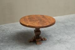 Sculptural Center or Dining Table in Solid Oak 1960s - 4608770