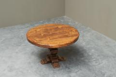 Sculptural Center or Dining Table in Solid Oak 1960s - 4608821
