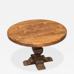 Sculptural Center or Dining Table in Solid Oak 1960s - 4610203