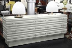 Sculptural Chest of Drawers with Lucite Pulls - 147860