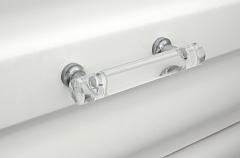 Sculptural Chest of Drawers with Lucite Pulls - 147862