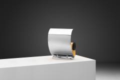 Sculptural Chromed Metal Table Lamp Italy 1960s - 4391398