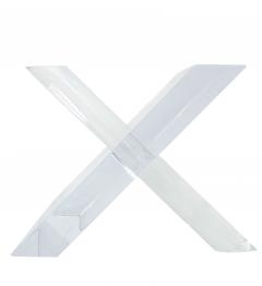 Sculptural Coffee Table in Lucite with Glass Top - 139890