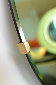 Sculptural Concave Mirror in Green - 3310444