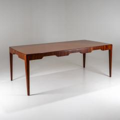 Sculptural Dining Table with Glass Top Italy Mid 20th Century - 4521858