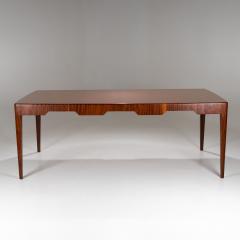 Sculptural Dining Table with Glass Top Italy Mid 20th Century - 4521859