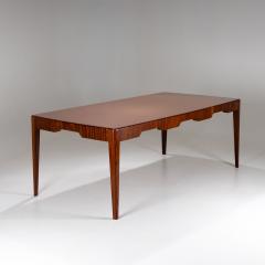 Sculptural Dining Table with Glass Top Italy Mid 20th Century - 4521861