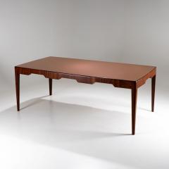 Sculptural Dining Table with Glass Top Italy Mid 20th Century - 4521864