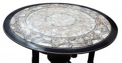 Sculptural Ebonized Bronze Mounted Center Table with Onyx Top - 330257