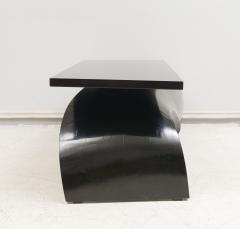 Sculptural Ebonized Cocktail Table Bench - 2600240