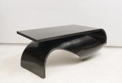 Sculptural Ebonized Cocktail Table Bench - 2600242