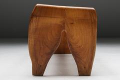 Sculptural Elmwood Coffee Table 1970s - 2866626