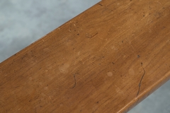 Sculptural European Provincial Bench in Solid Wood 1900 - 4803321