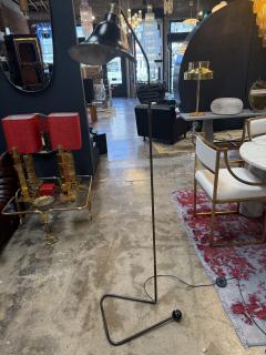 Sculptural Floor Lamp with Curved Base 1950s - 4324982